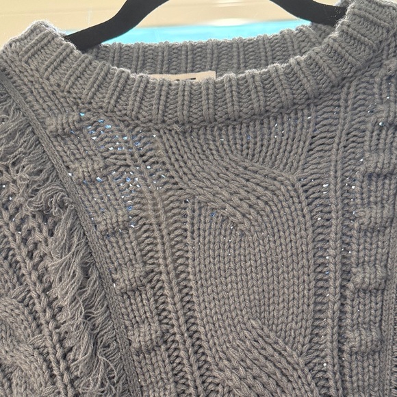 525 Brand Gray/Blue Cable Knit Sweater Size M NWT - Picture 3 of 7